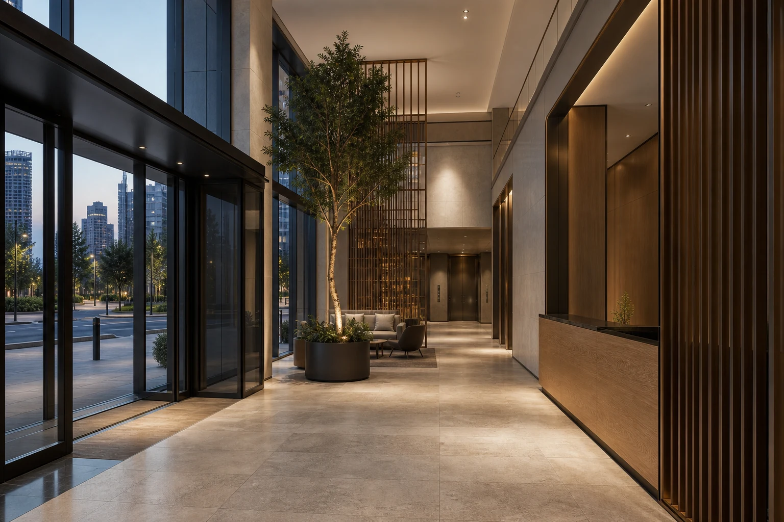 Savesa Residence ana lobi tasarımı